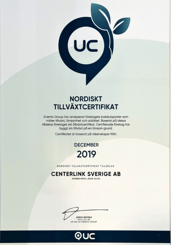 centerlink-sverige-ab-2019